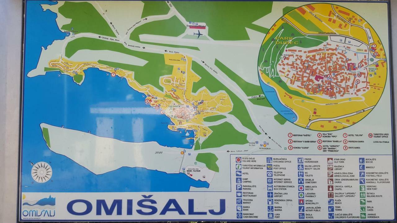 Villa Gromaca Omišalj المظهر الخارجي الصورة